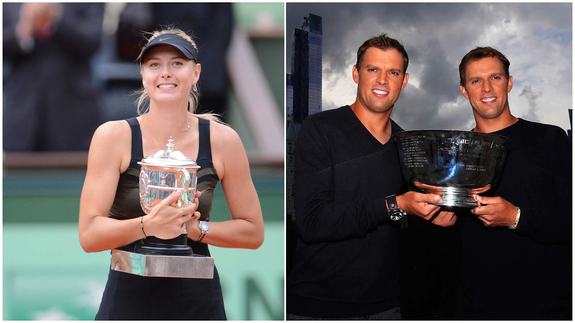 Tennis Legends Sharapova, Bryan Brothers Nominated for Hall of Fame