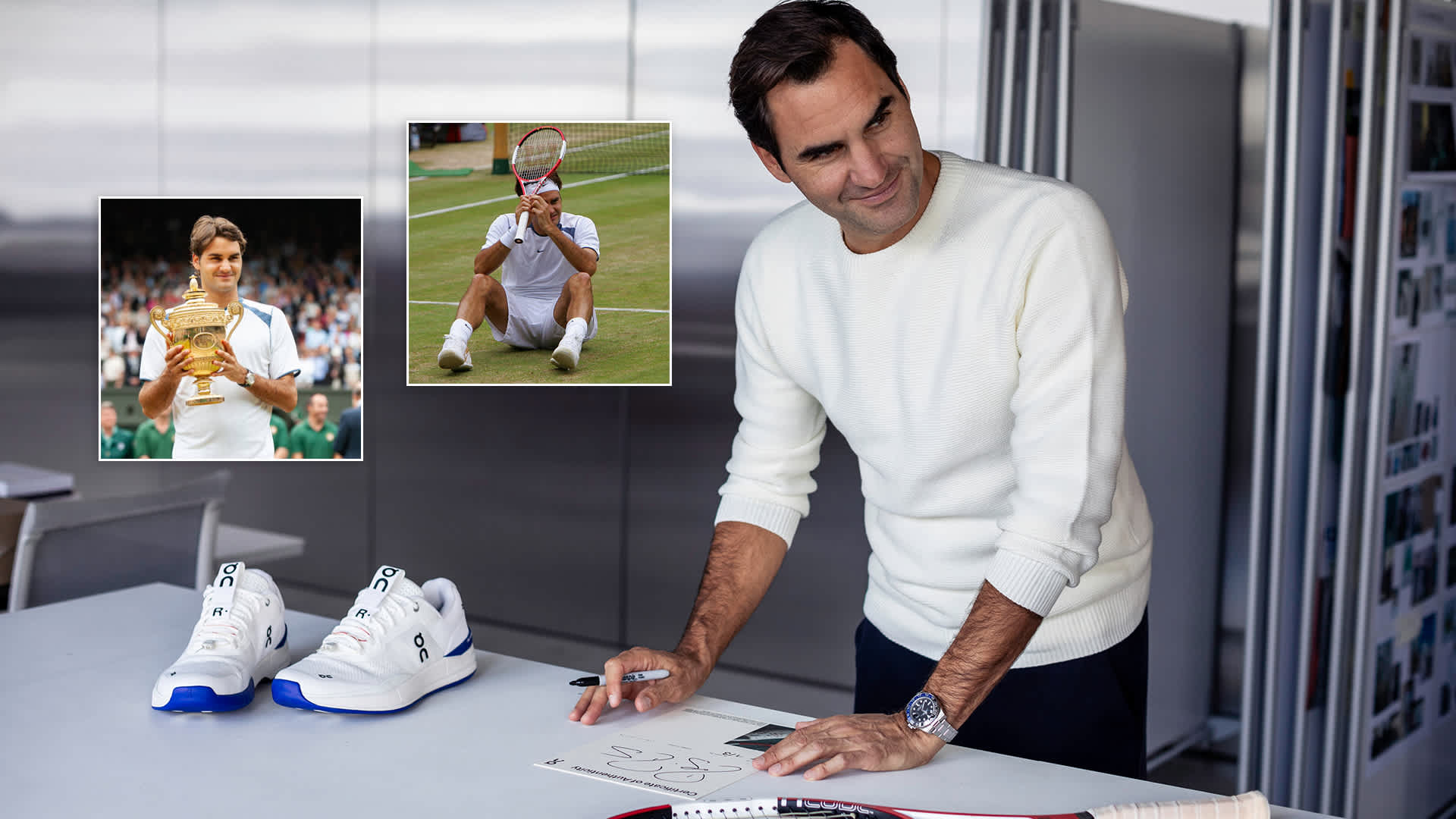 Roger Federer's Legacy Immortalized in Exclusive "Strings Attached" Tennis Shoes