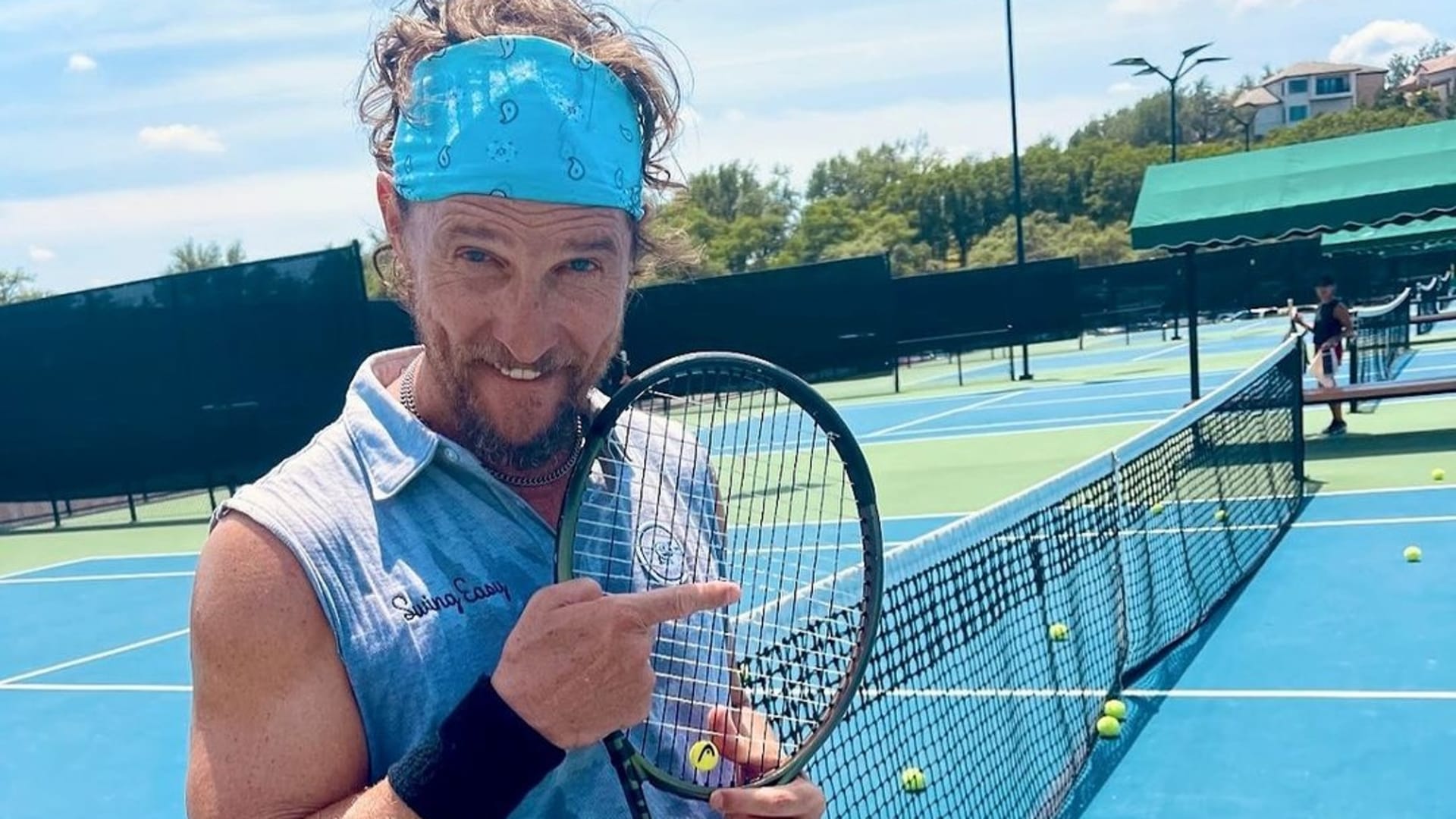 Hollywood Star Matthew McConaughey's Tennis Passion Catches Novak Djokovic's Eye