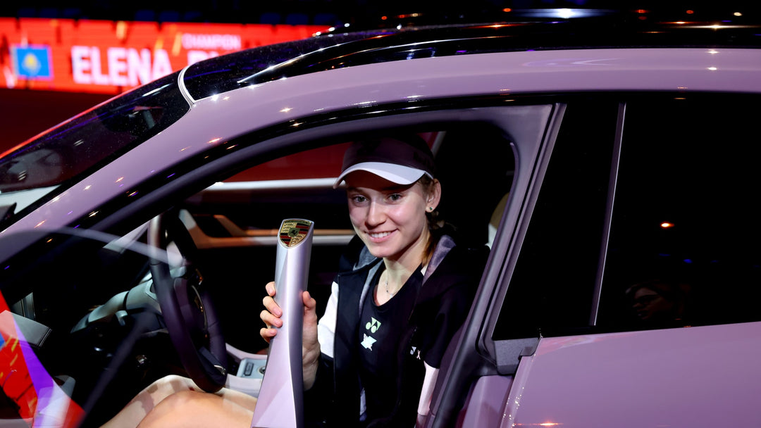 Elena Rybakina Wins Porsche Without a Driver's License