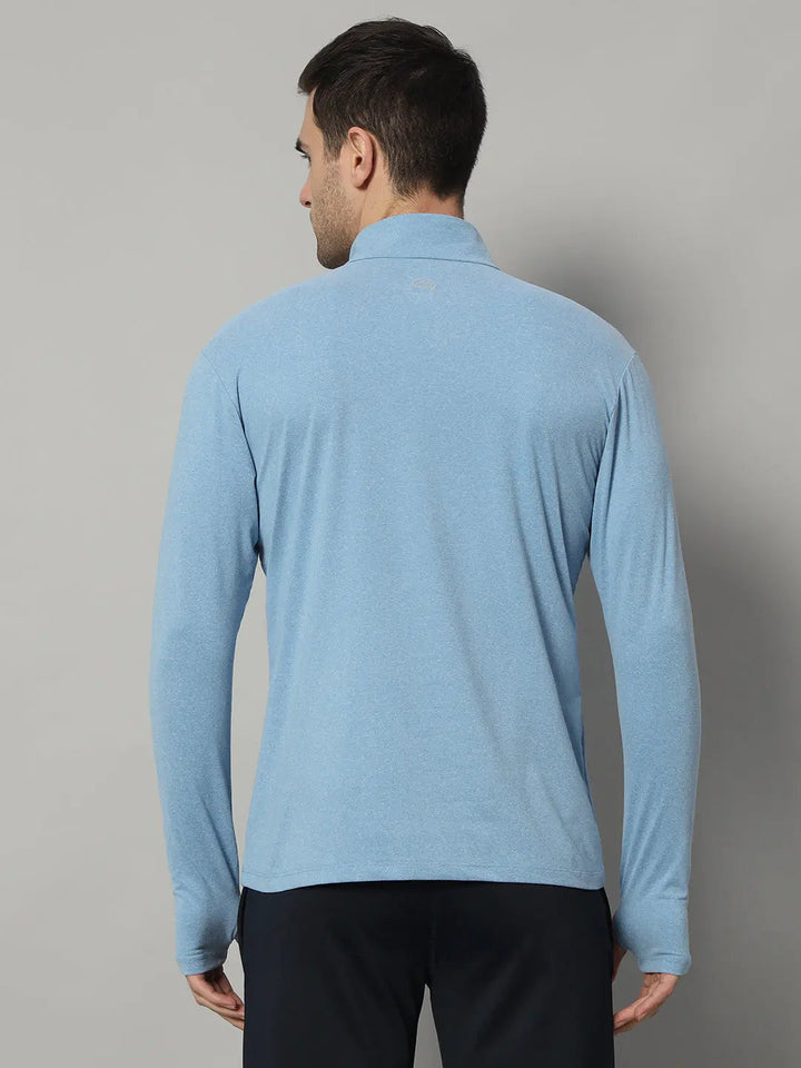 Men's Nomadic Full Sleeves T Shirt - Lichen Blue Reccy