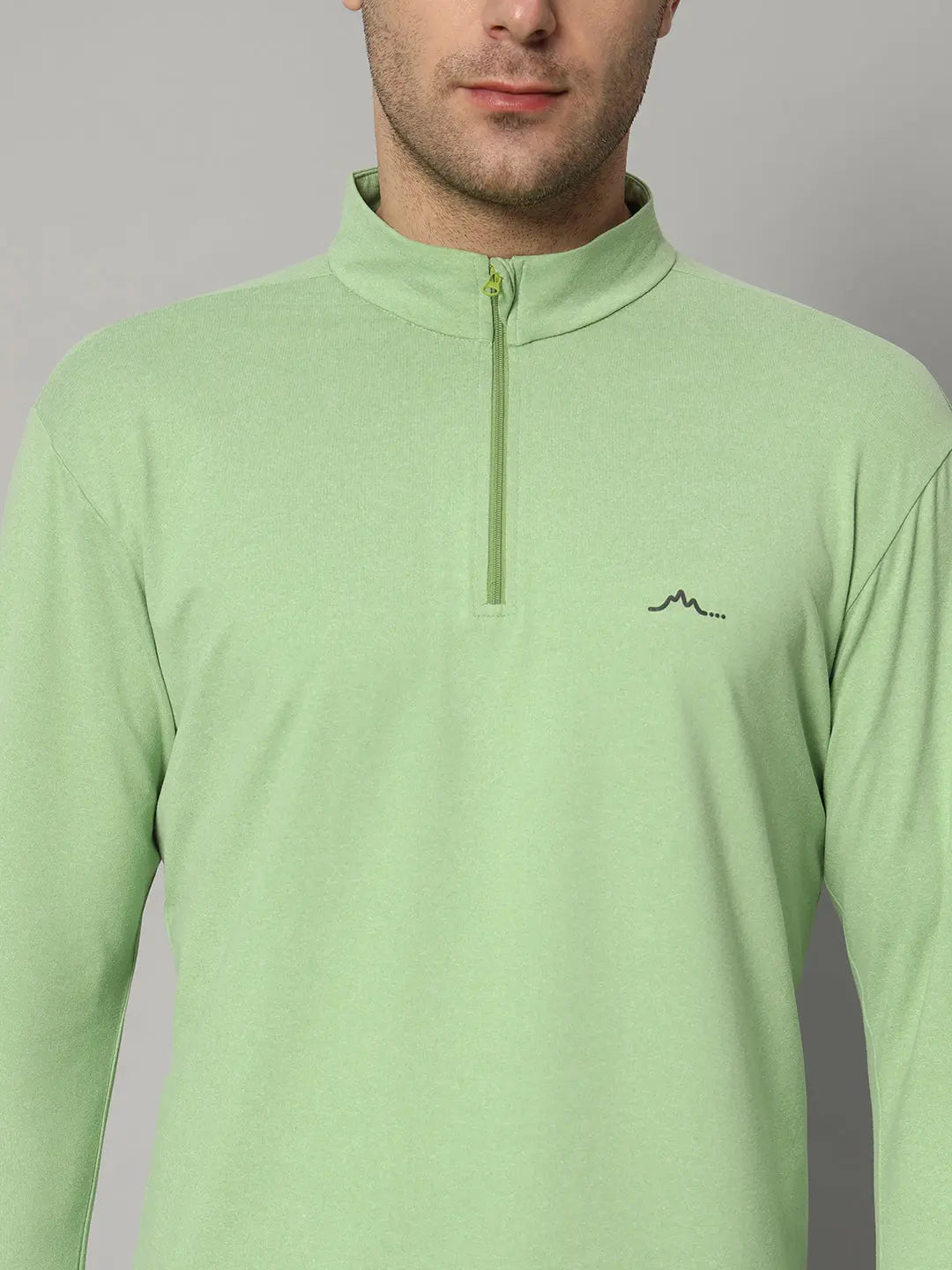 Men's Nomadic Full Sleeves T Shirt - Green Tea Reccy