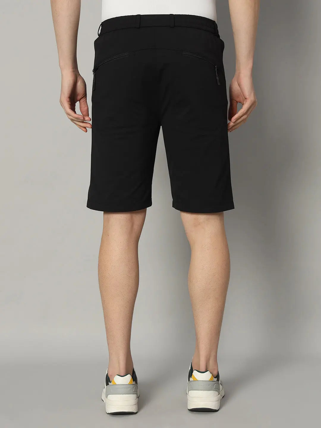 mens black shorts Back - Reccy