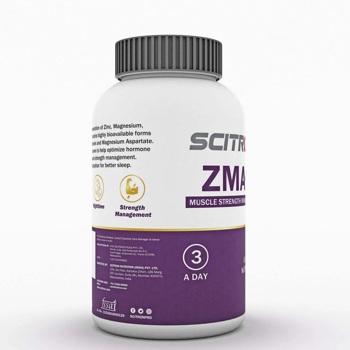 Scitron ZMA+ (Zinc, Magnesium, Vit B6, L-Tryptophan) - InstaSport
