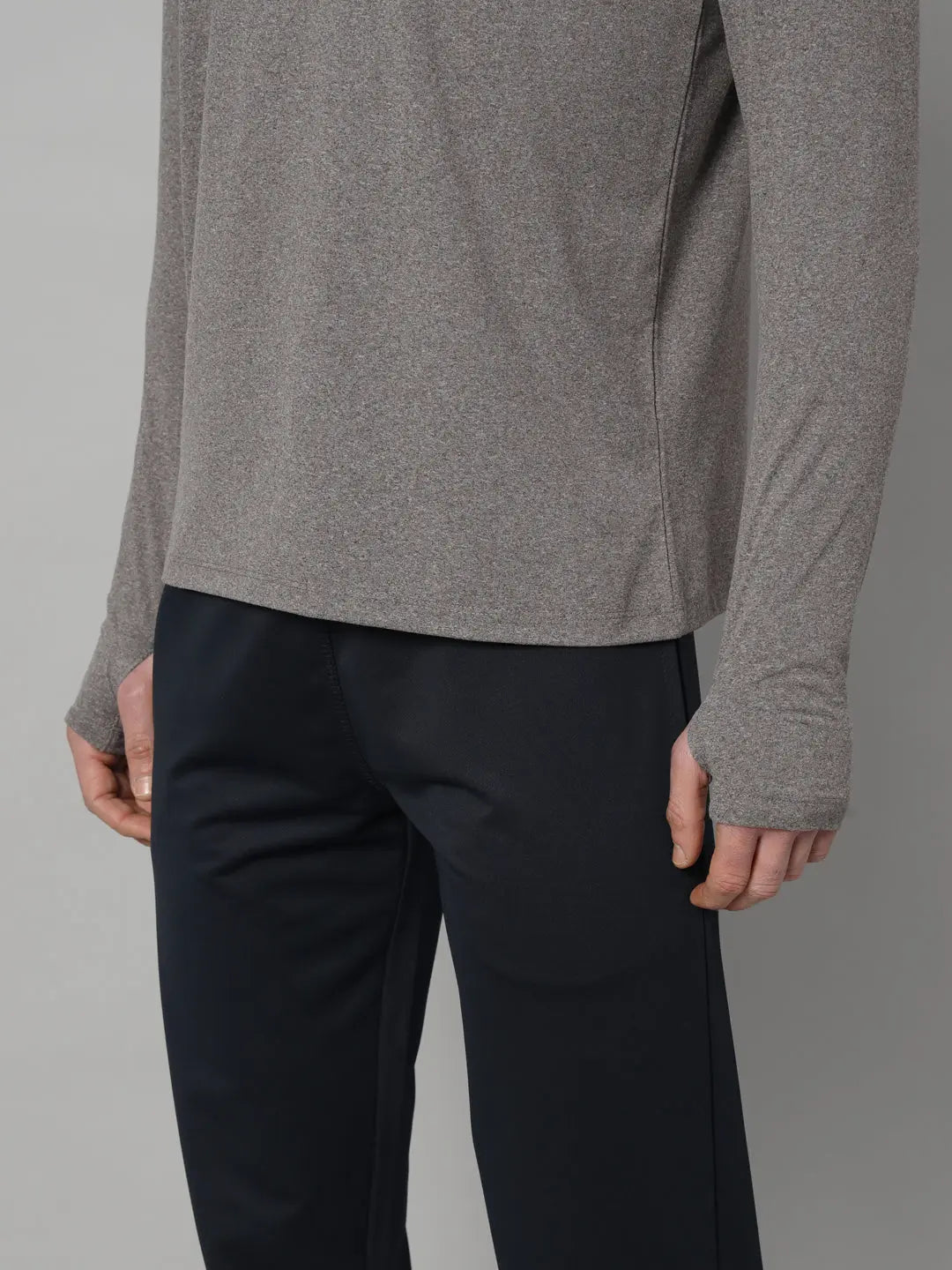 Men's Nomadic Full Sleeves T Shirt - Pebble Reccy