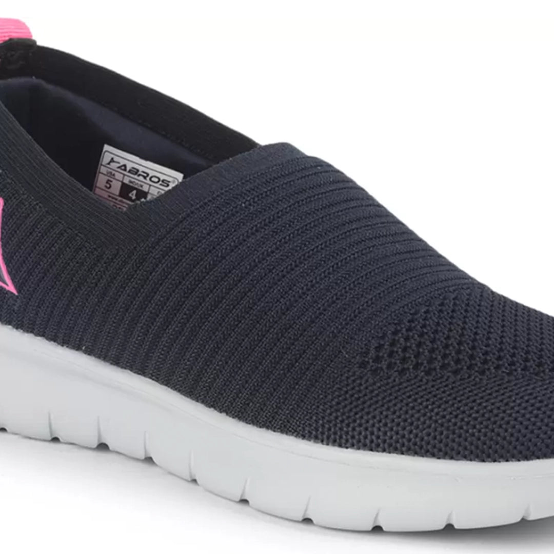 ABROS Women's Liza-N Sports Shoes - Navy/Rani