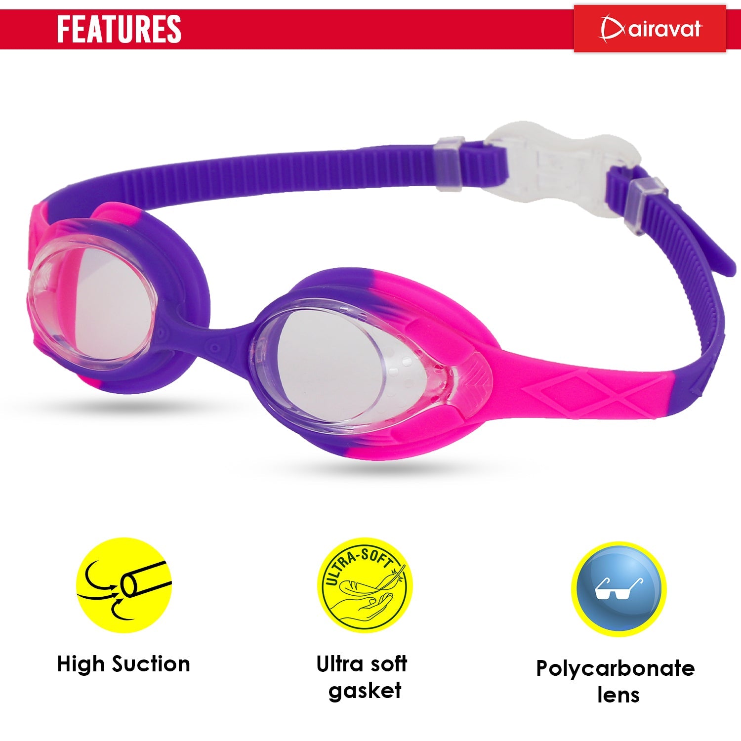 Airavat Focus Junior 1014 Swimming Goggles