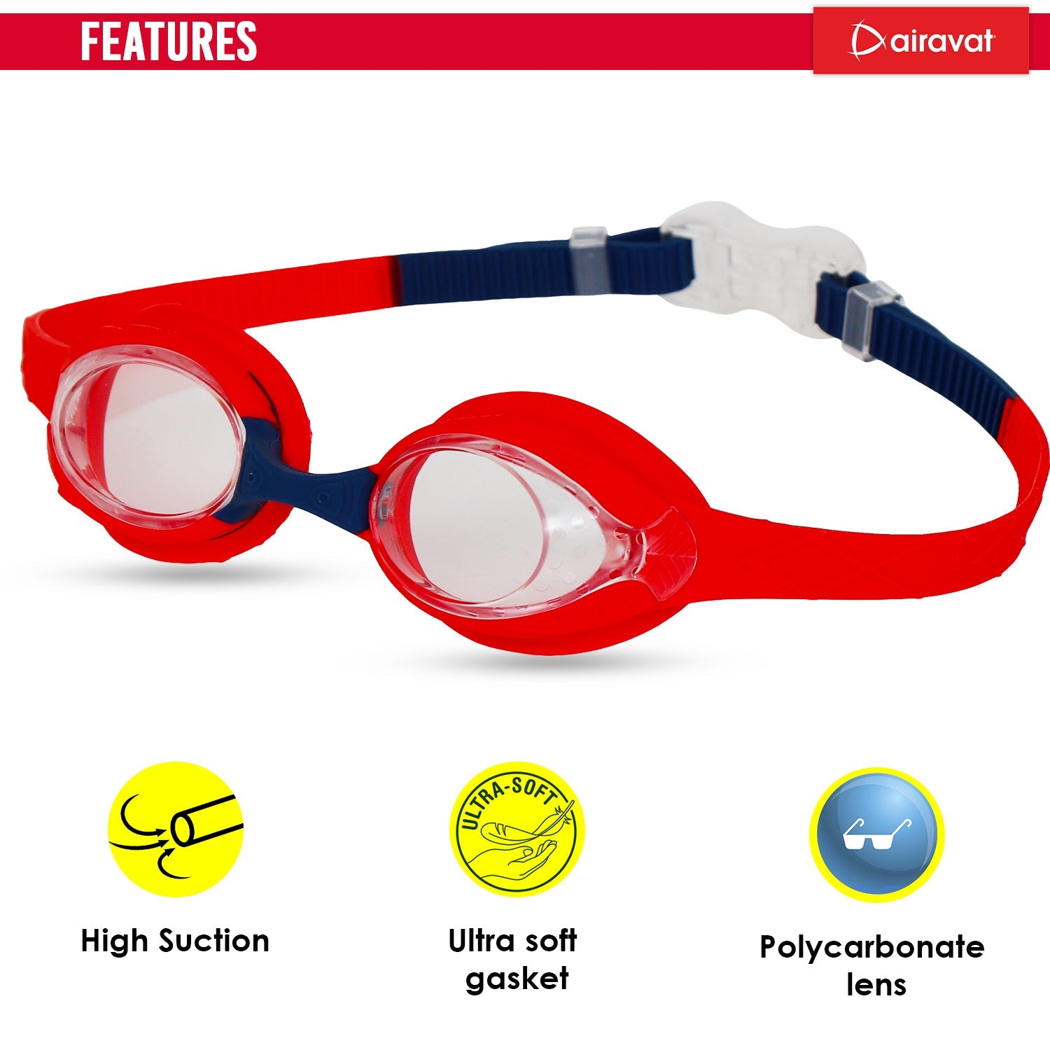 Airavat Focus Junior 1014 Swimming Goggles