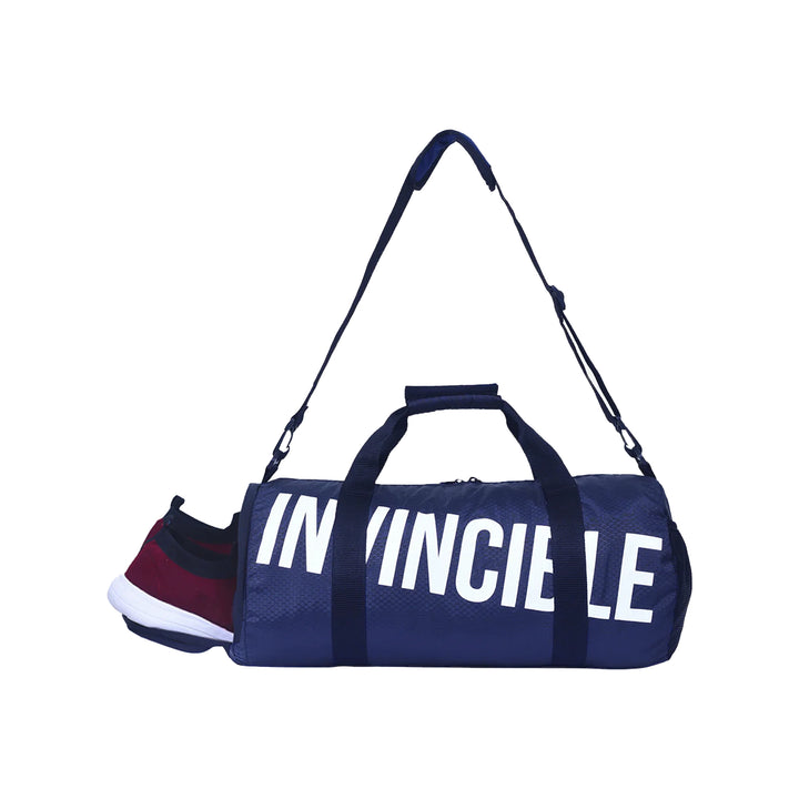 Invincible Classic Duffel Gym Bag, 27 Ltr Unisex Shoulder Sports Bag with Extra Shoe Compartment