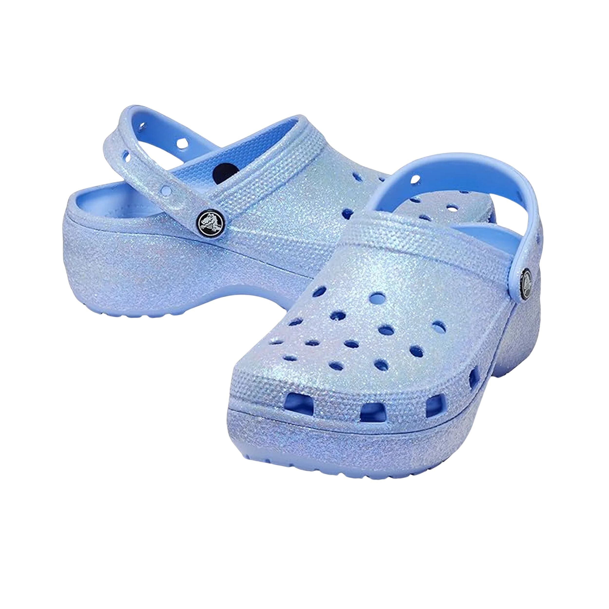 Crocs Women's Classic Platform Clog(Moon Jelly)