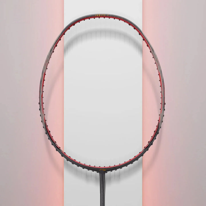 Li-Ning Ignite 7 Badminton Racket (Dark Grey/ Red)