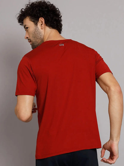 back rust colour shirt