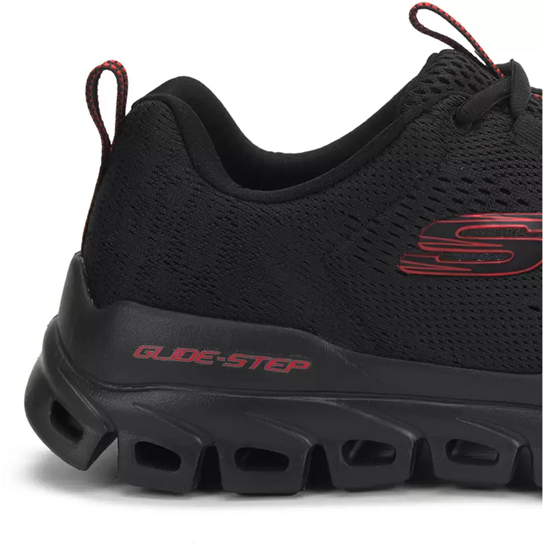 SKECHERS GLIDE-STEP - FASTEN UP Running Shoes For Men  (Black) (232136-BBK)