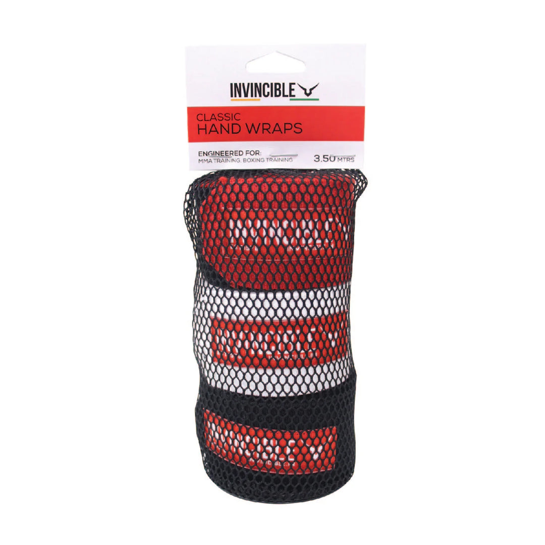 Invincible Classic Hand Wraps Pack of 3