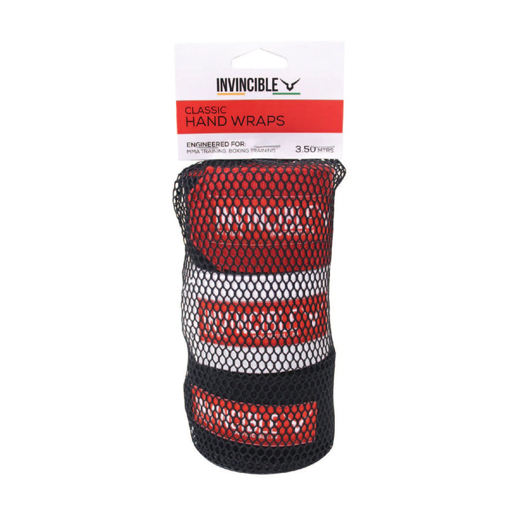 Invincible Classic Hand Wraps Pack of 3