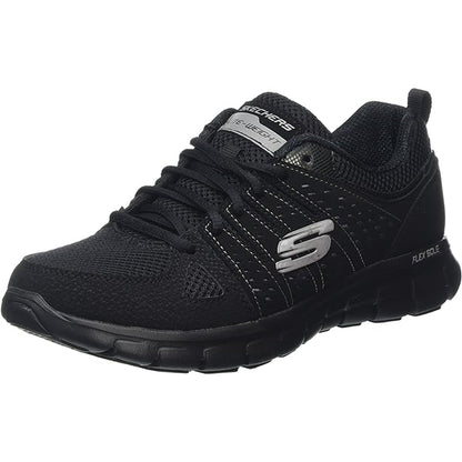 Skechers (SKEES),Synergy Book Women's Sports Shoes (11963-BLACK)