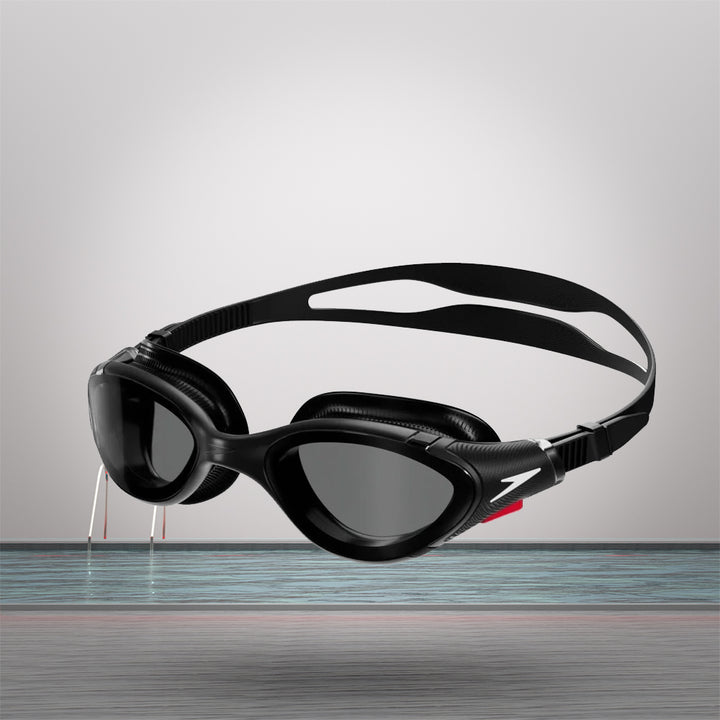 Speedo Unisex Adult Biofuse 2.0 Smoke - Lens Swim Goggles - Black & Smoke