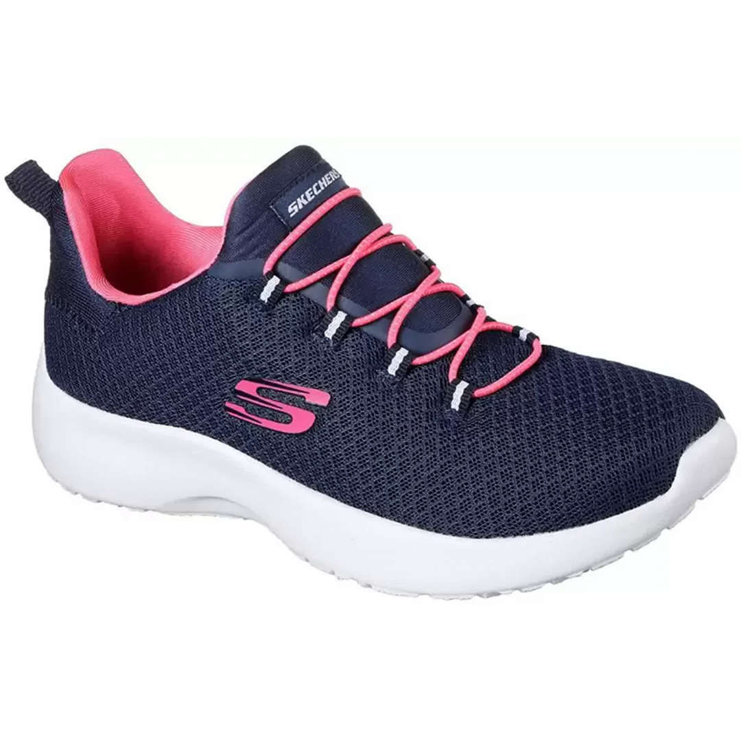 SKECHERS DYNAMIGHT Walking Shoes For Women  (Navy, Pink) (12119-NVHP)