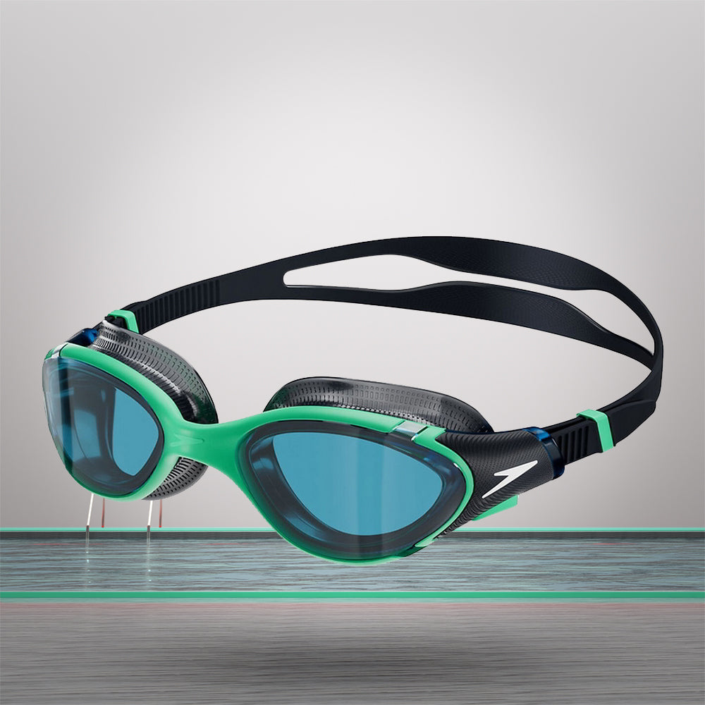 Speedo Unisex Adult Biofuse 2.0 Tint - Lens Swim Goggles - Green & Blue