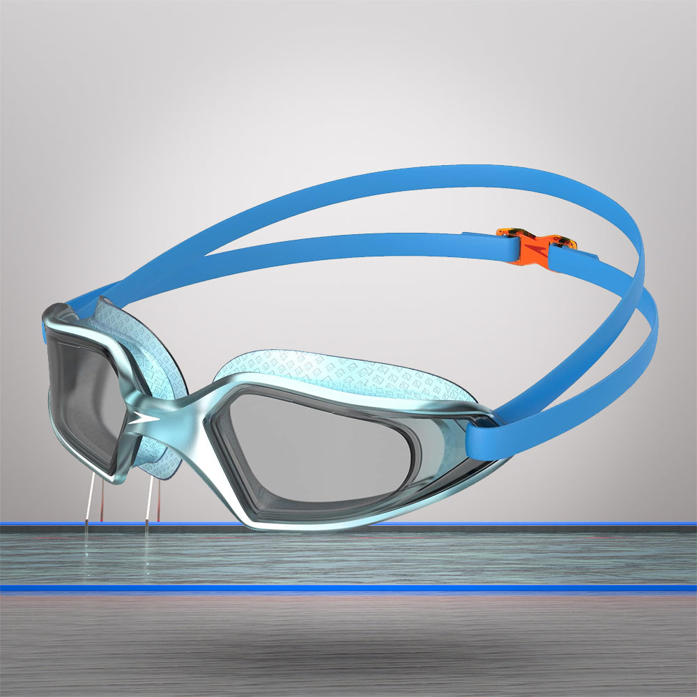 Speedo Unisex Junior Smoke - Lens Goggles ( Blue & Smoke )