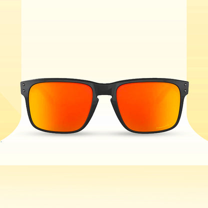 Oakley Holbrook Polished Black Prizm Ruby polarized Sunglass