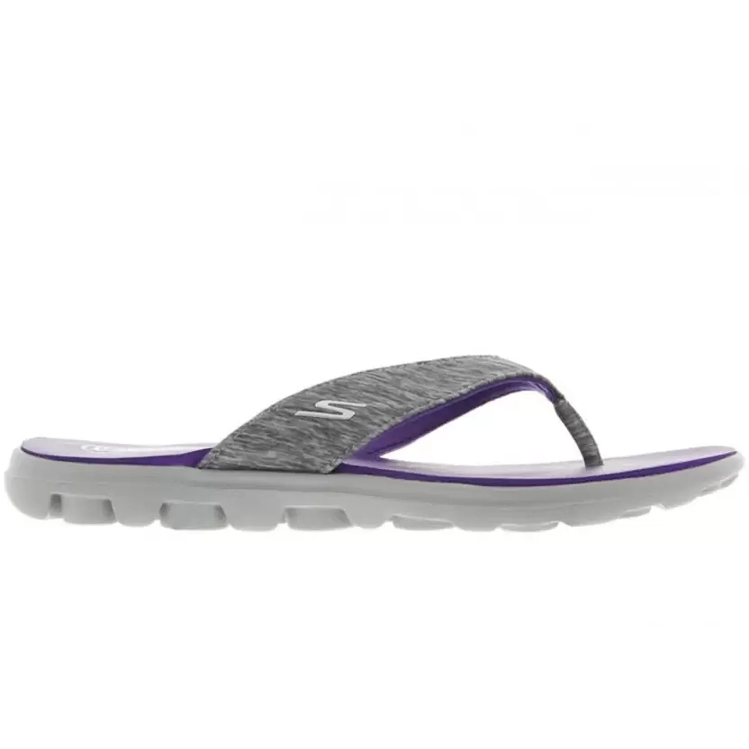 Skechers Women's Grey/Purple Slippers_13631ID-GYPR - InstaSport