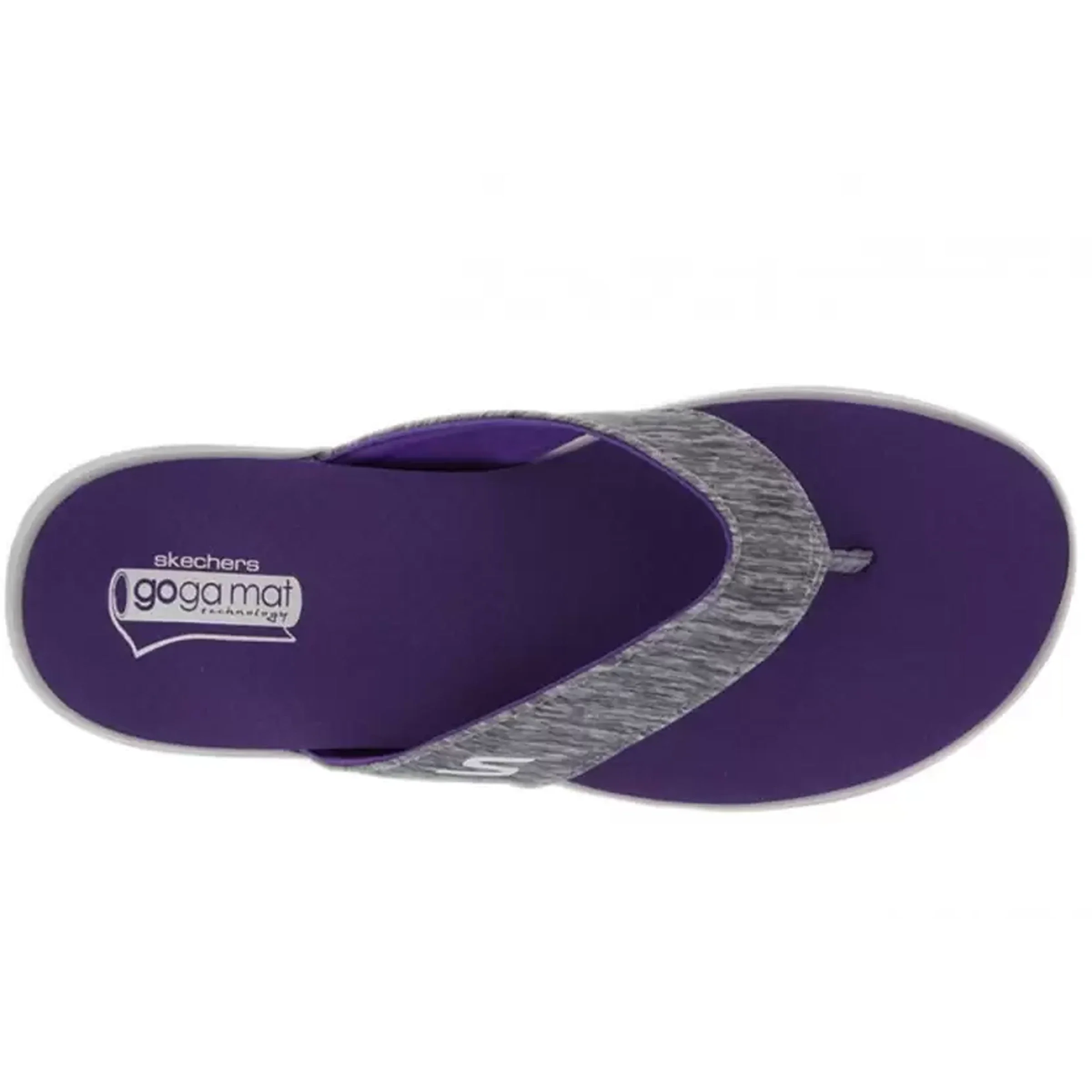 Skechers Women's Grey/Purple Slippers_13631ID-GYPR - InstaSport