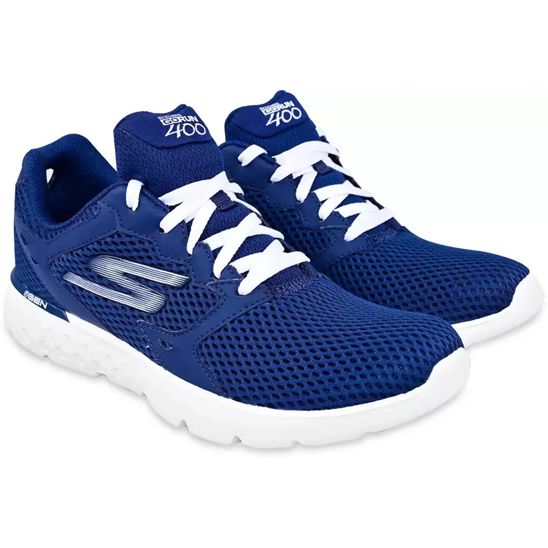 SKECHERS GO Run 400 Running Shoes For Women  (Navy) (14350-NVW)