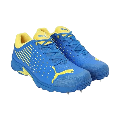 Puma Men's Spike 22.1 Unisex Cricket Shoe Ultra-Blue/Yellow - 10666808