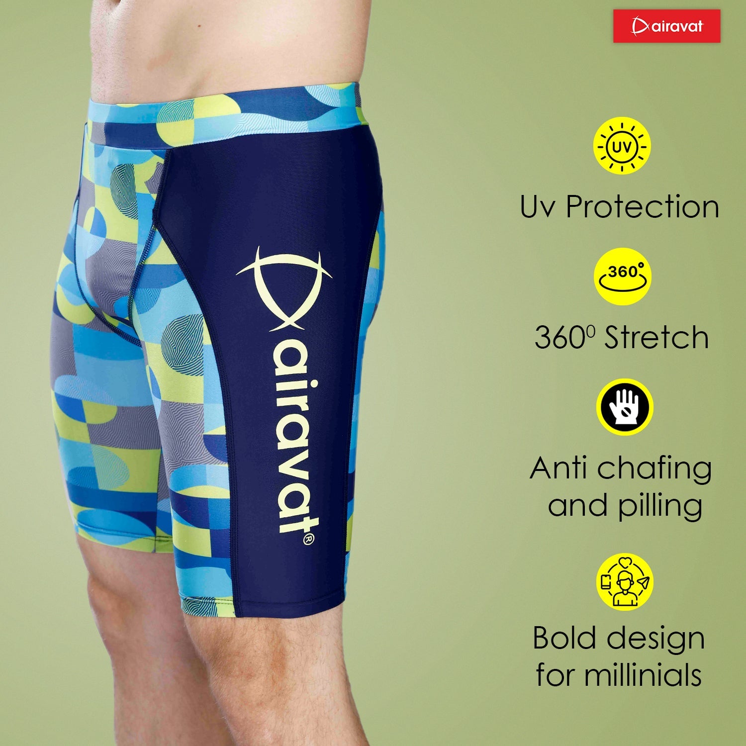 Airavat Swimming Men's Jammer Orca (1511)