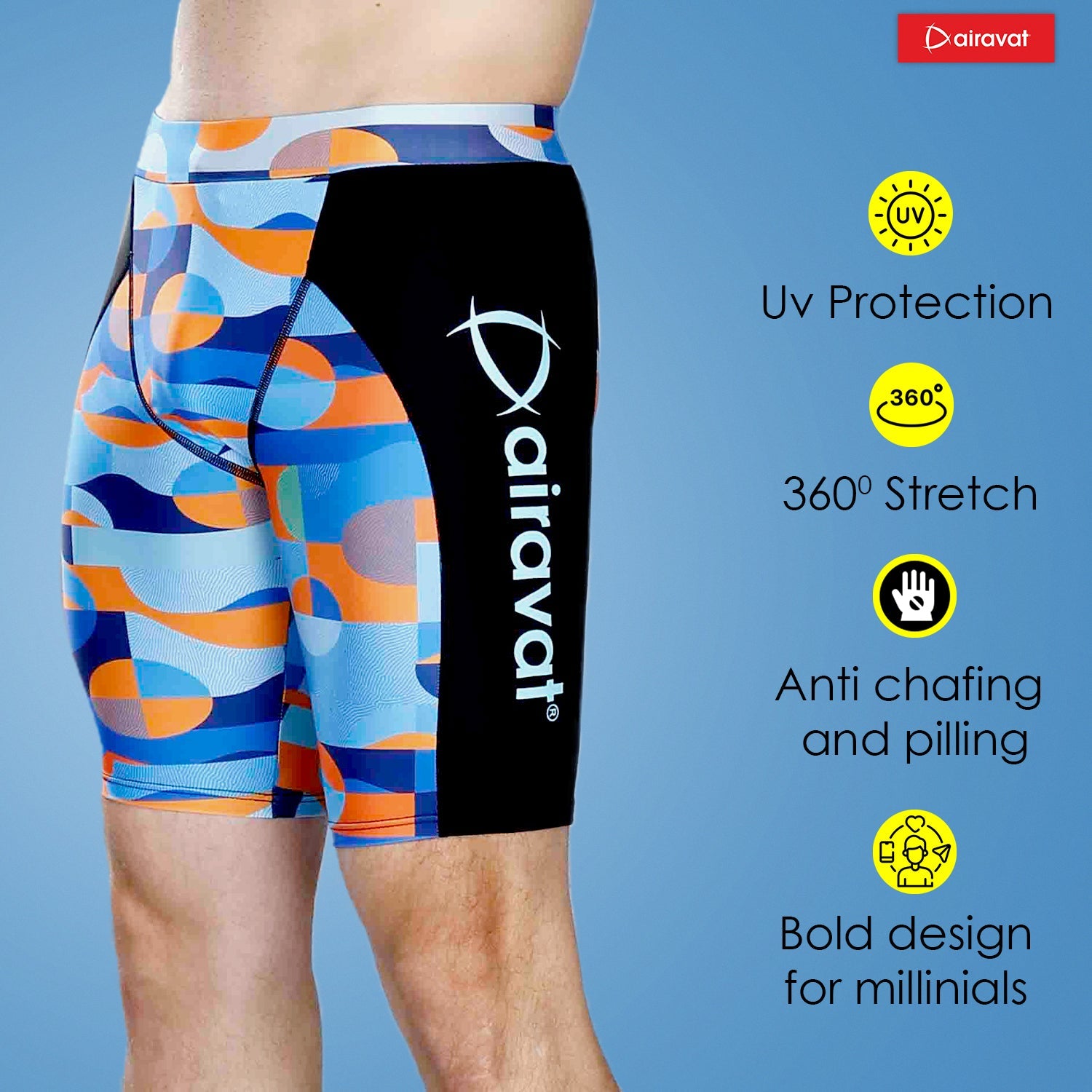 Airavat Swimming Men's Jammer Orca (1511)