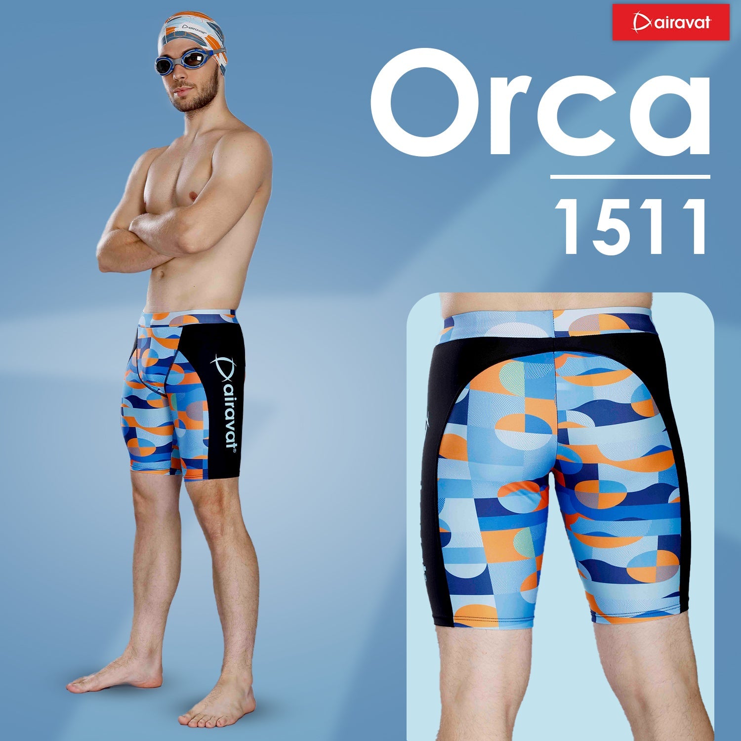 Airavat Swimming Men's Jammer Orca (1511)