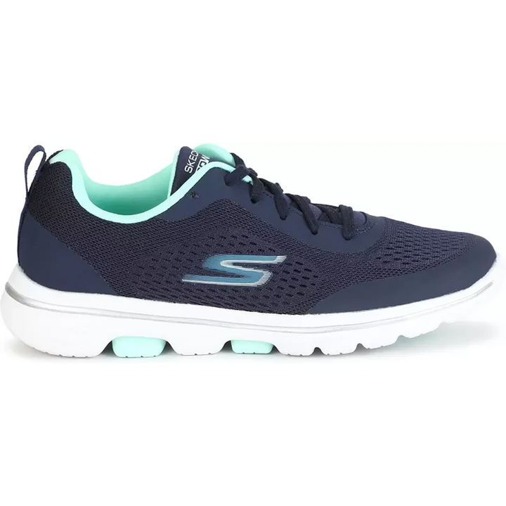 SKECHERS GO WALK 5 - EXQUSITE Walking Shoes For Women  (Navy) (15953-NVAQ)