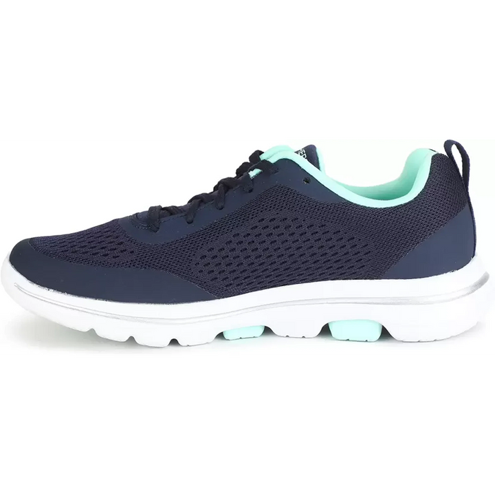 SKECHERS GO WALK 5 - EXQUSITE Walking Shoes For Women  (Navy) (15953-NVAQ)