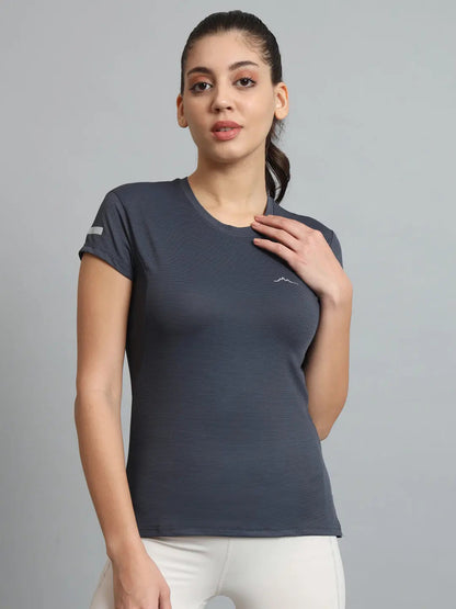 Women's Ultralight Athletic T Shirt - Metallic Gray Reccy