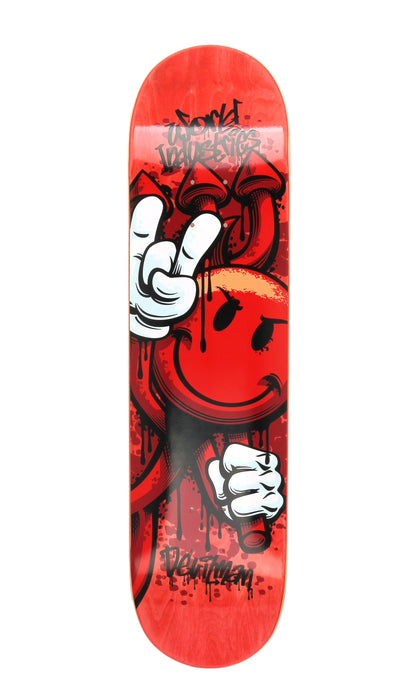 World Industries Deck-RawDevilMan 8.0"-RED - InstaSport