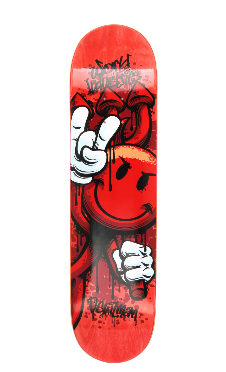 World Industries Deck-RawDevilMan 8.0"-RED