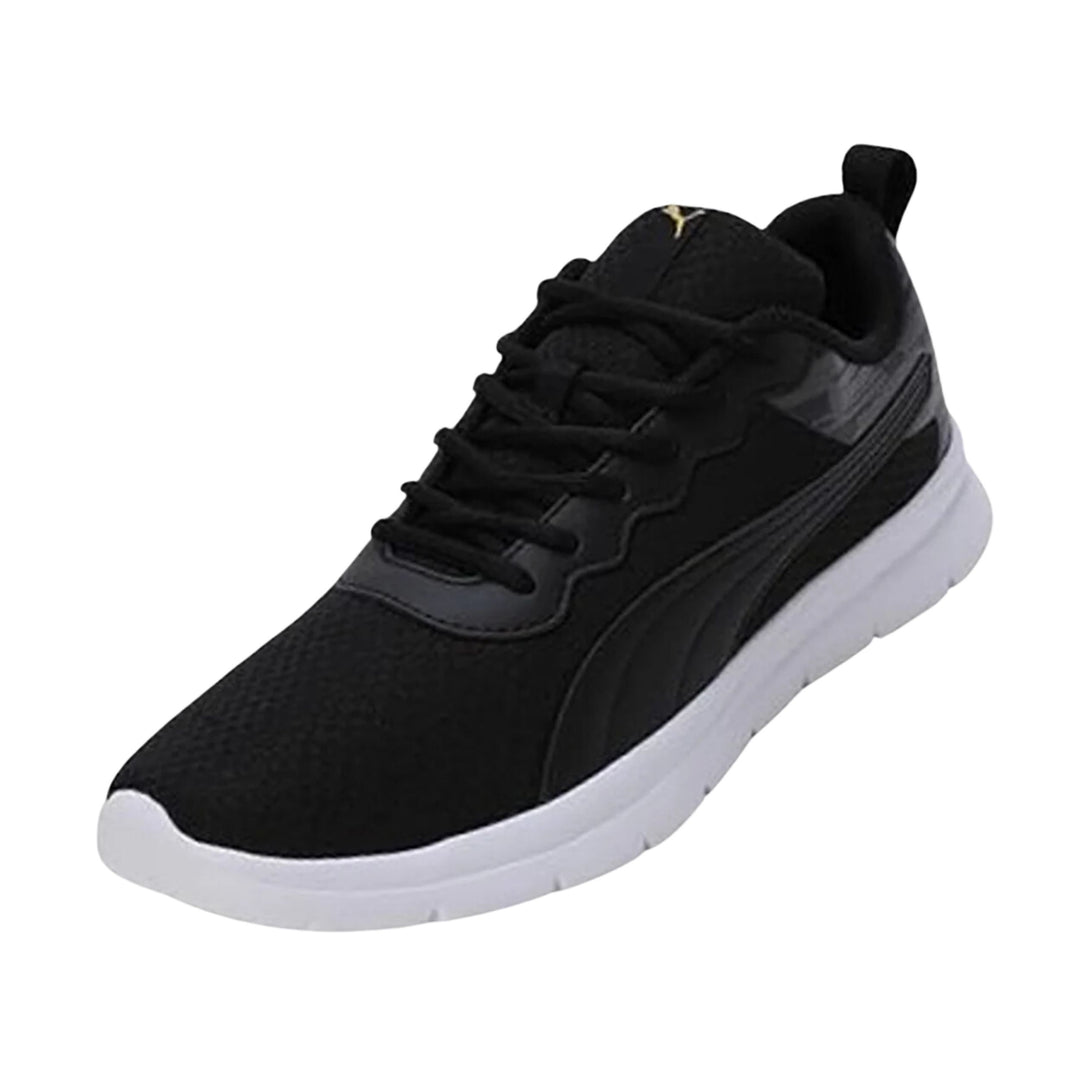 Puma Ultragrip Men's Running Shoes Dark Coal/Black/Pele Yellow - 31076201