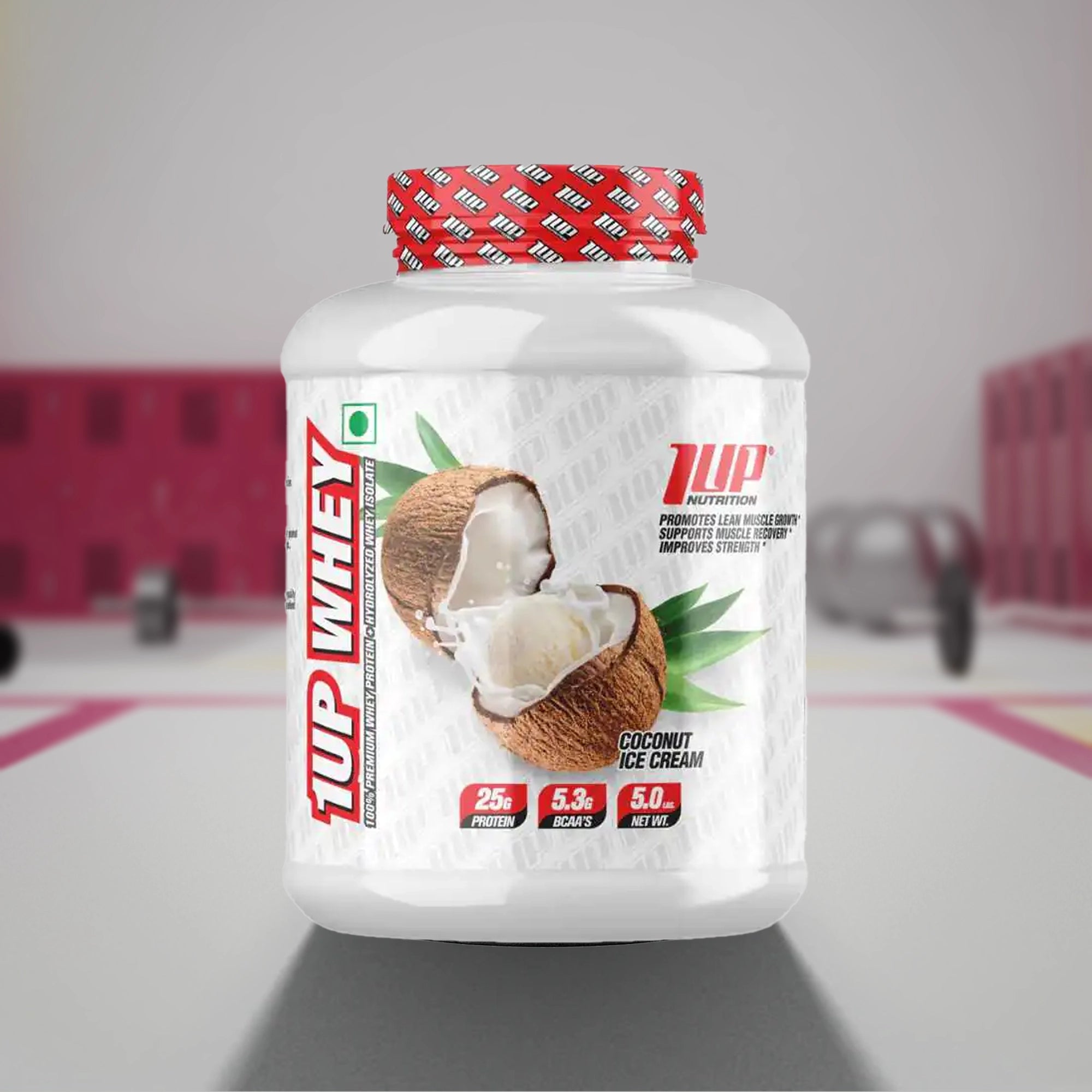 1UP Whey Protein 5lbs (Coconut Ice Cream)