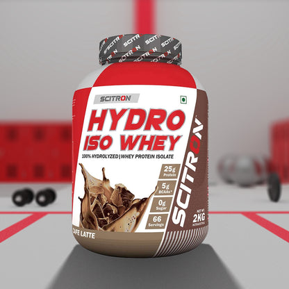 Scitron 100% Hydrolyzed Whey Protein Isolate - (Cafe Latte) - InstaSport