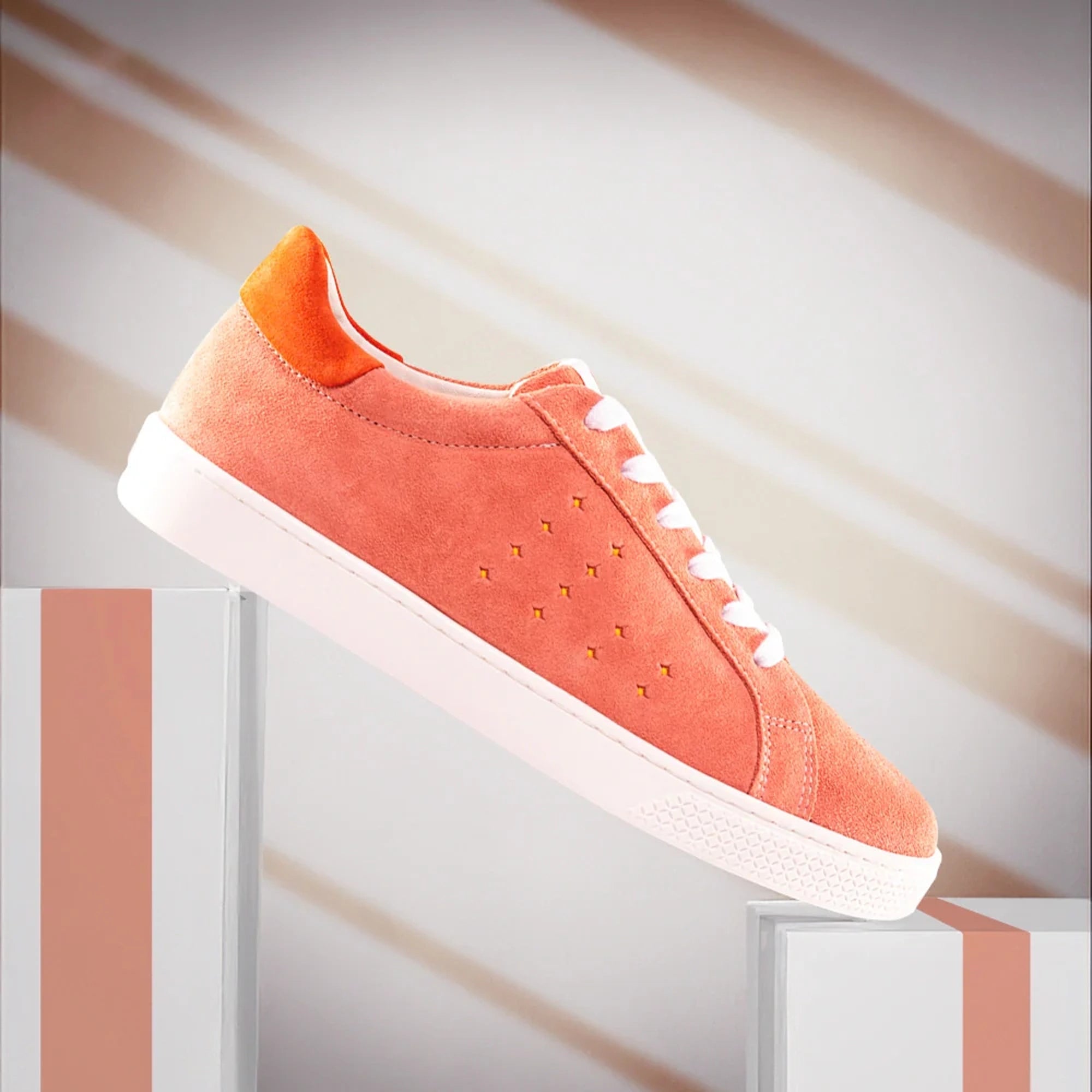 Lazo Halo Sneaker Tongue Graphic Andromeda Pink/Carnelian Orange - InstaSport