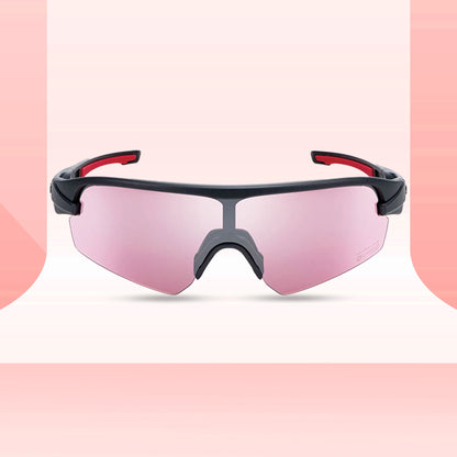 Swans Strix DA-4417 Sport Sunglasses - Silver/Ultra RosePink/Metalica Black