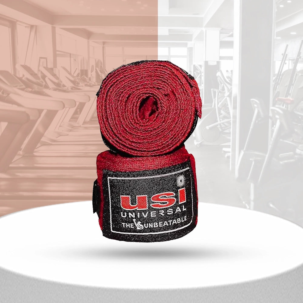 USI Universal Boxing Hand Wraps 2.5mtr - Red