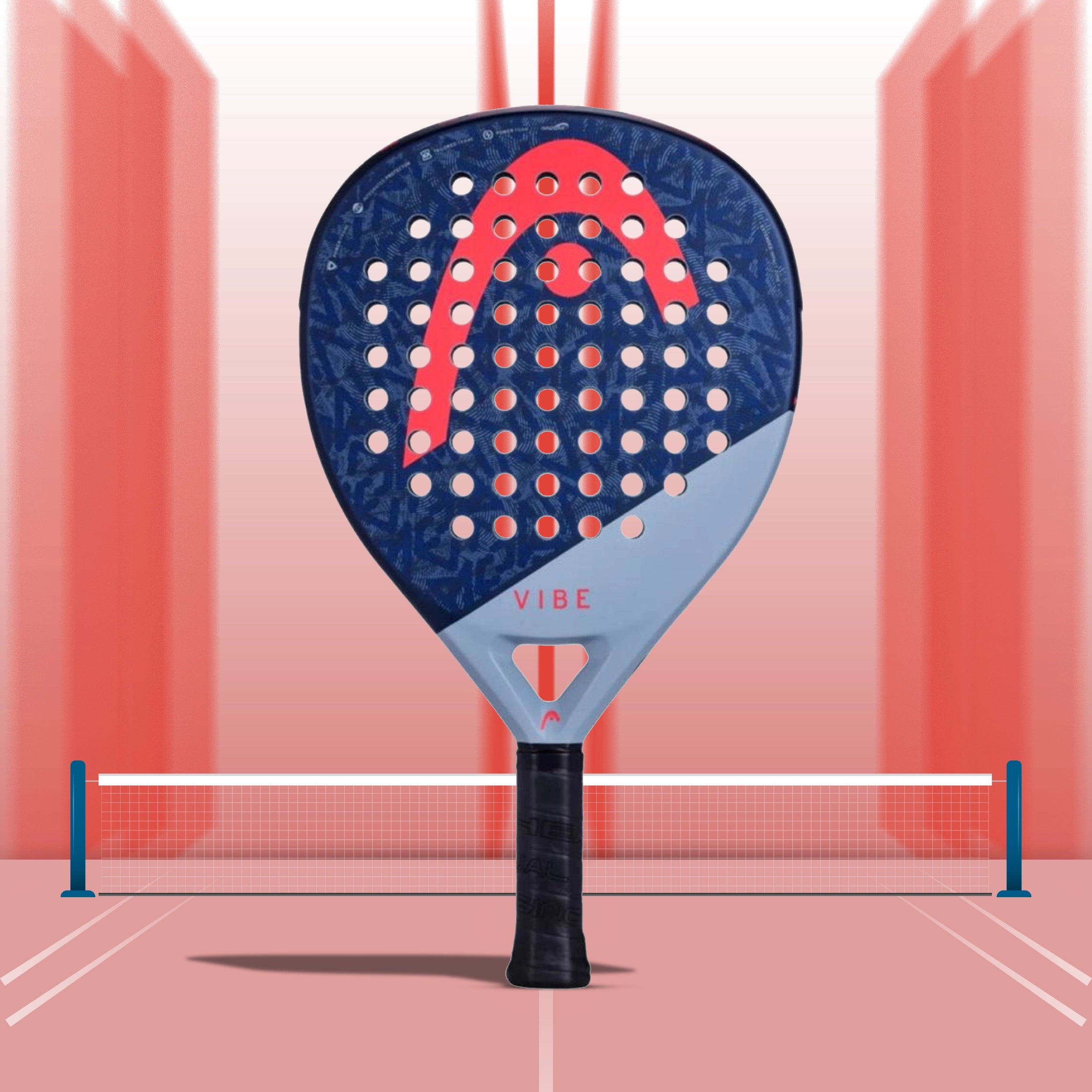 Head Vibe 2025 Padel Racquet - Blue/Red
