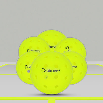 Airavat 40 HOLE PICKLEBALL ( COMPETITION ) 6 PCS SET - InstaSport