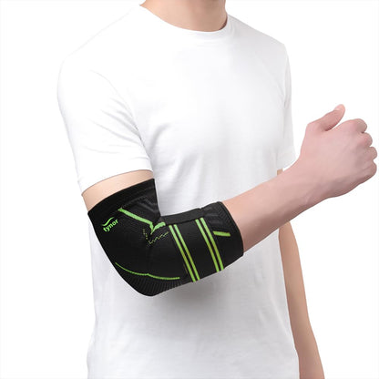 Tynor Air Pro Elbow Support - Black & Green - InstaSport