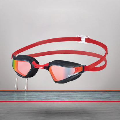 Swans Valkyrie SR-72MMIT PAF AB Swimming Goggles - Smoke MIT Red Mirror