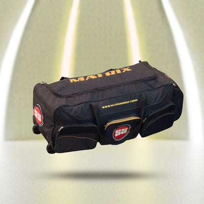 SS Matrix Cricket Kit Bag - Black (Wheel)
