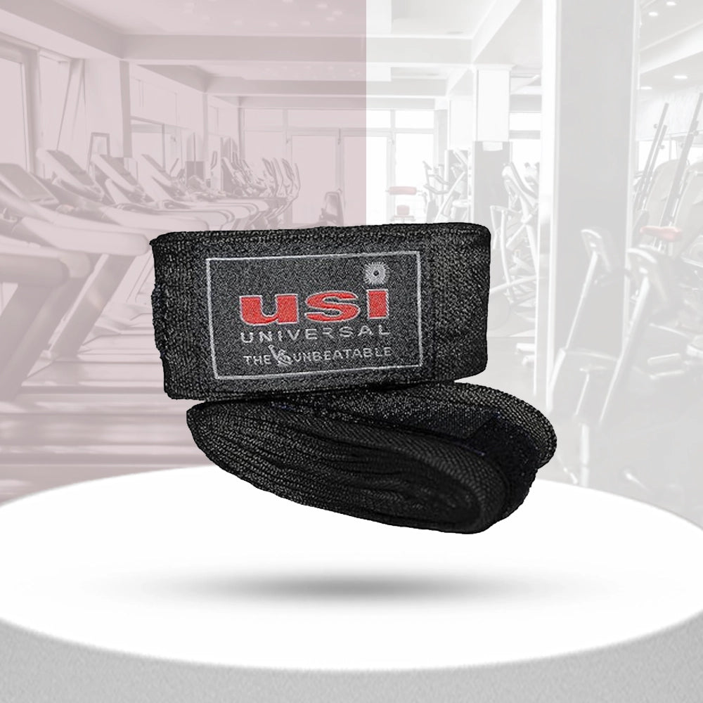 USI Universal Boxing Cotton Hand Wrap - Black