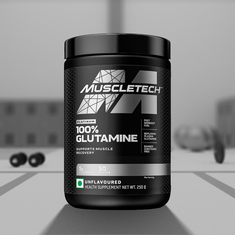 MuscleTech Glutamine Powder - 250 Gms - InstaSport